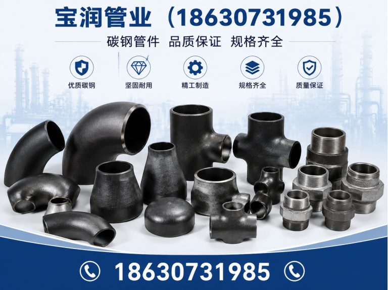 青县碳钢管件展示图